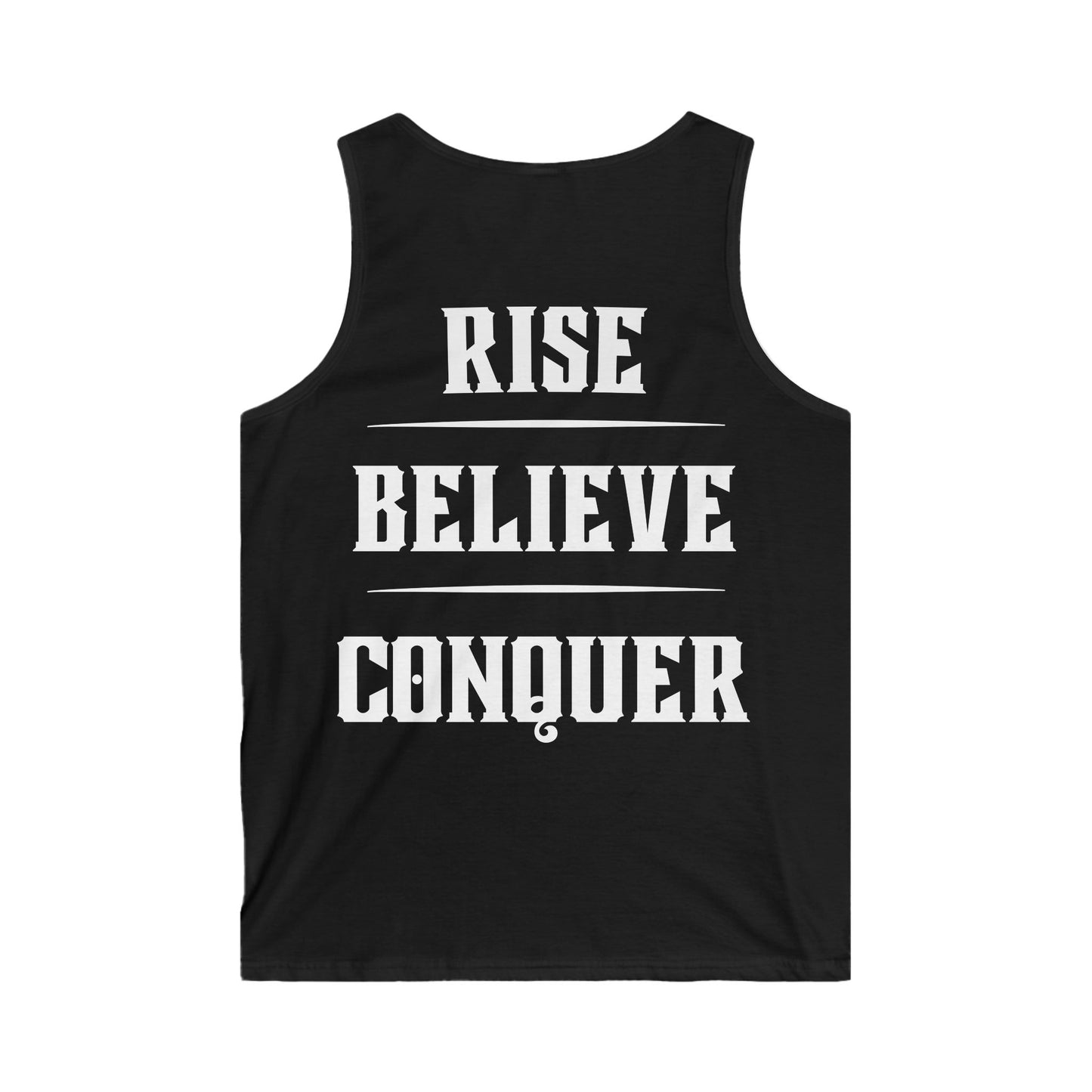 Men's Softstyle Tank Top - Casual Summer Wear, Athletic Vibe, Workout Top, Beach Day Essential, Great for Gifts