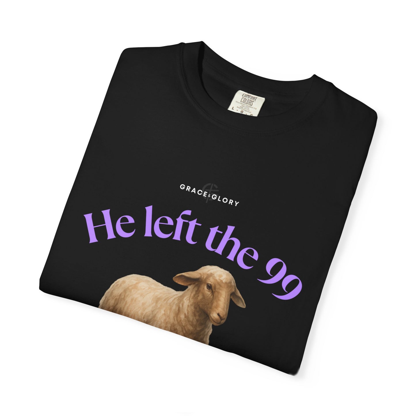 Unisex Garment-Dyed T-Shirt with Inspirational Design, Cute Sheep Tee for Faithful Individuals, Perfect for Casual Wear, Gifts, and [...]