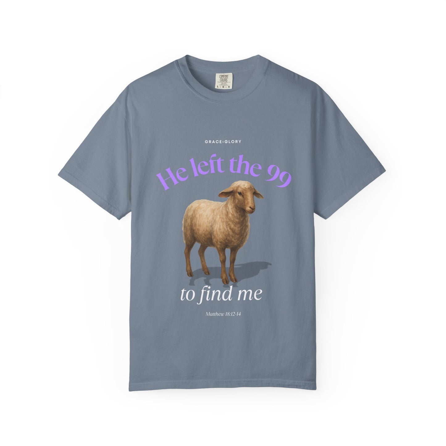 Unisex Garment-Dyed T-Shirt with Inspirational Design, Cute Sheep Tee for Faithful Individuals, Perfect for Casual Wear, Gifts, and [...]