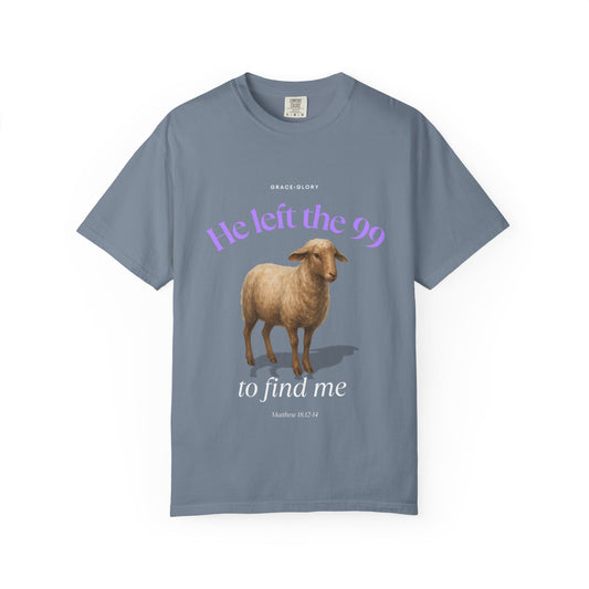 Unisex Garment-Dyed T-Shirt with Inspirational Design, Cute Sheep Tee for Faithful Individuals, Perfect for Casual Wear, Gifts, and [...]